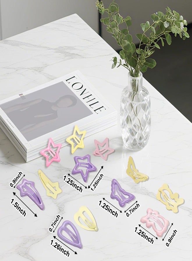 ايلان مجموعة إيلان المكونة من 20 قطعة من مشابك الشعر الصغيرة للنساء والفتيات، مشابك شعر لطيفة للنساء، إكسسوارات للشعر الناعم والخفيف (متعددة الألوان) - Image 2